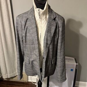 Fate Gray Plaid Men’s Blazer - Tailored Sport Coat